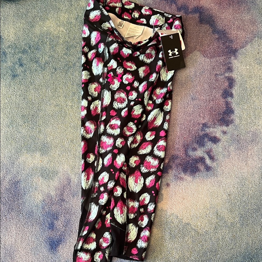 Girls Under Armour Multicolor Patterned Leggings